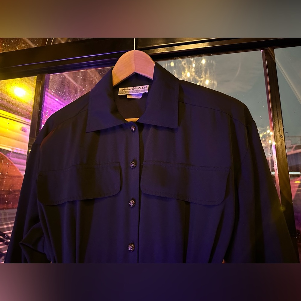 SOLD Joan Walters Vintage Black Jumpsuit